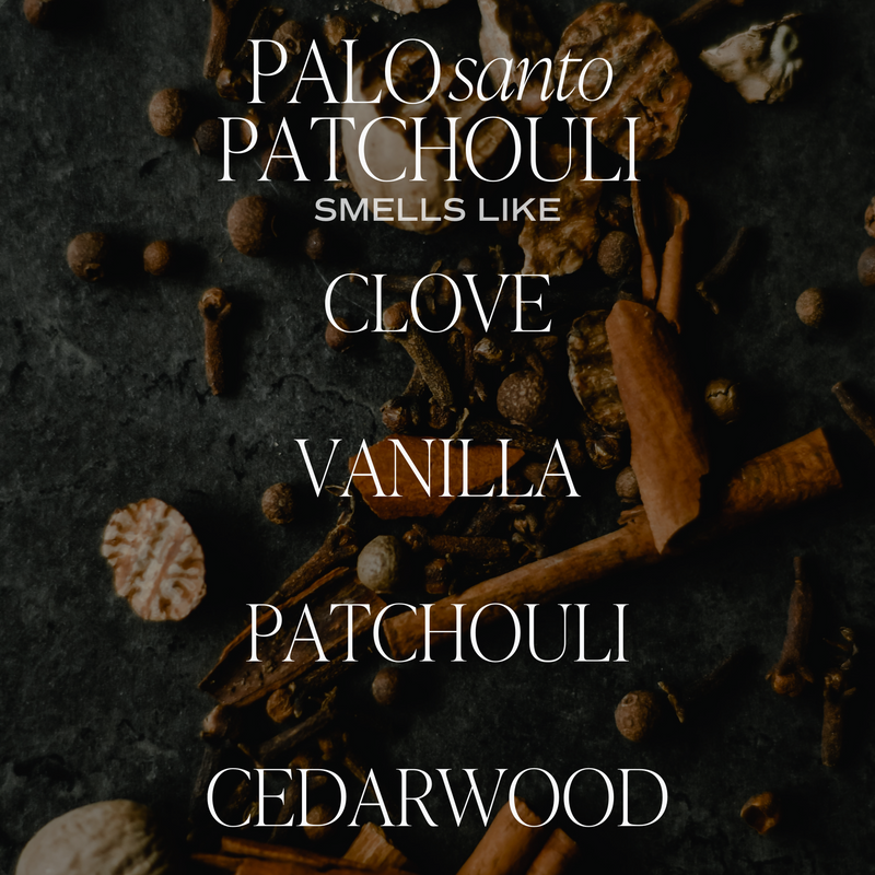 Palo santo and 2025 patchouli