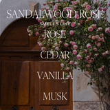 Sandalwood Rose Amber Reed Diffuser