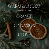 Warm and Cozy Soy Candle - Tan Matte Jar - 15 oz