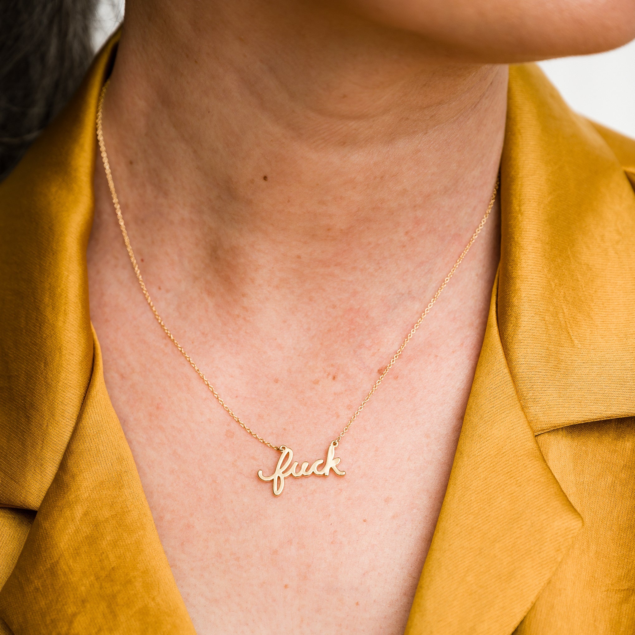 Fuck Script Necklace – Altar PDX