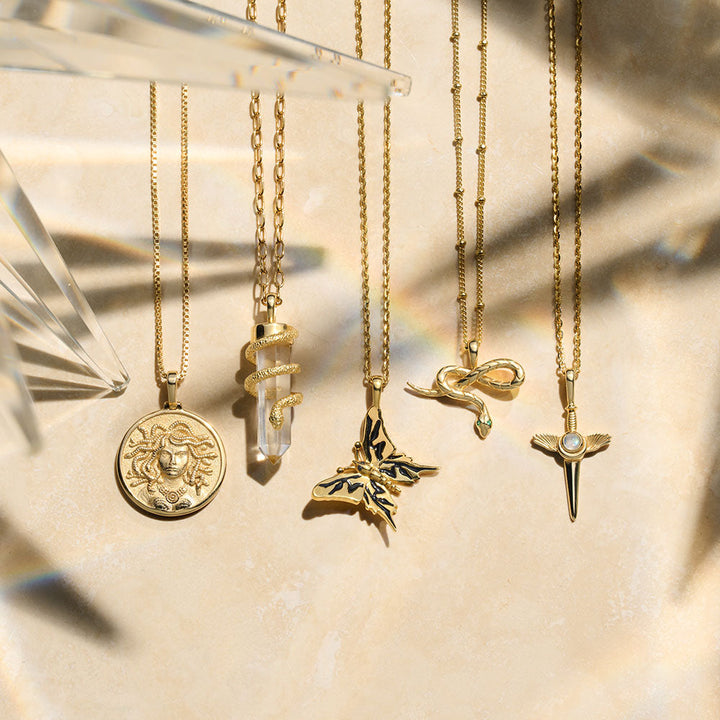 Mini Flying Dagger Necklace