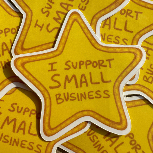 Support Small Biz Sticker