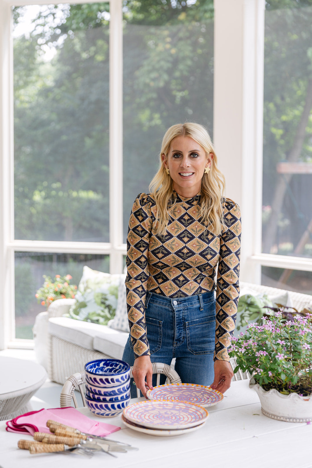 THE GEOMETRIC JENNY TOP