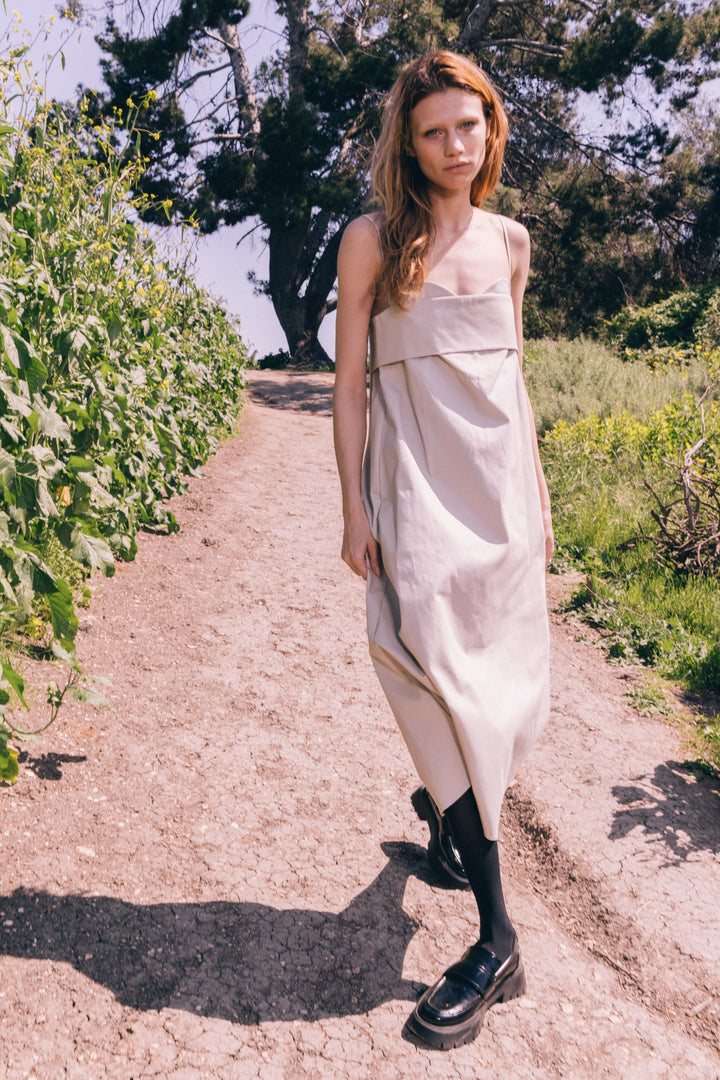 Verona Dress 3.0 Long - Organic Cotton Twill