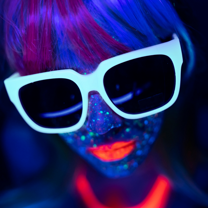 UV Neon Pigment Makeup - Fluorescent Yellow