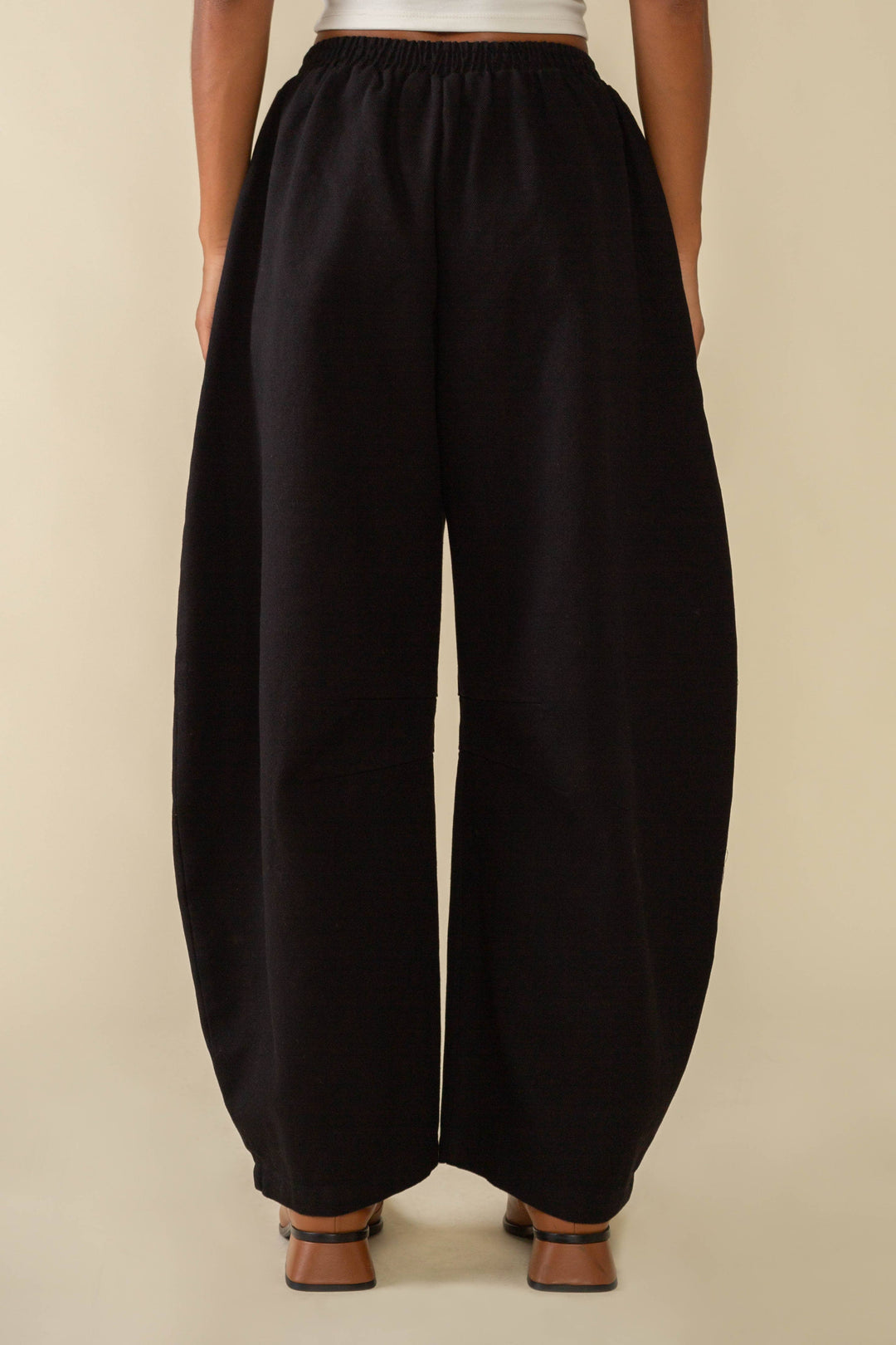 York Heavyweight Bull Denim Barrel Pant - dark wash