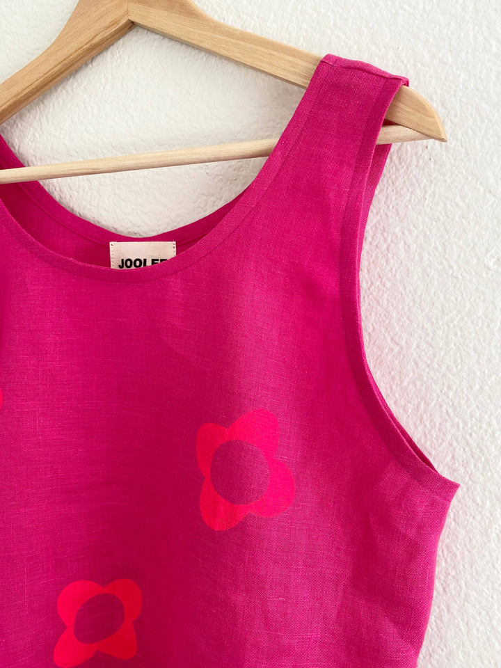 Rose Pink Linen Top