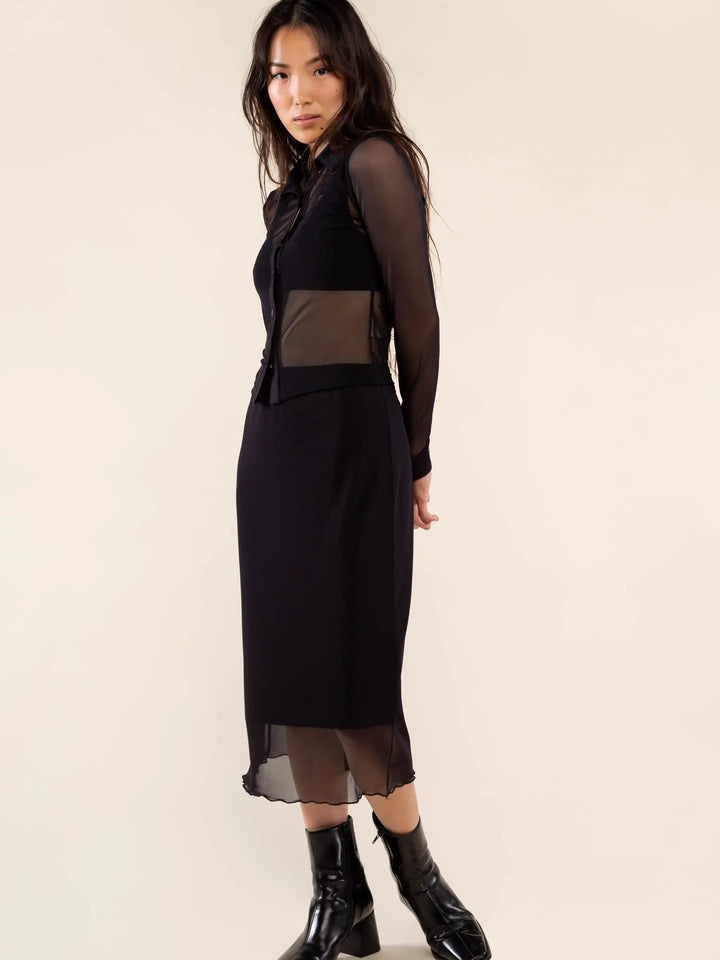 Bess Mesh Skirt (plus size only!)