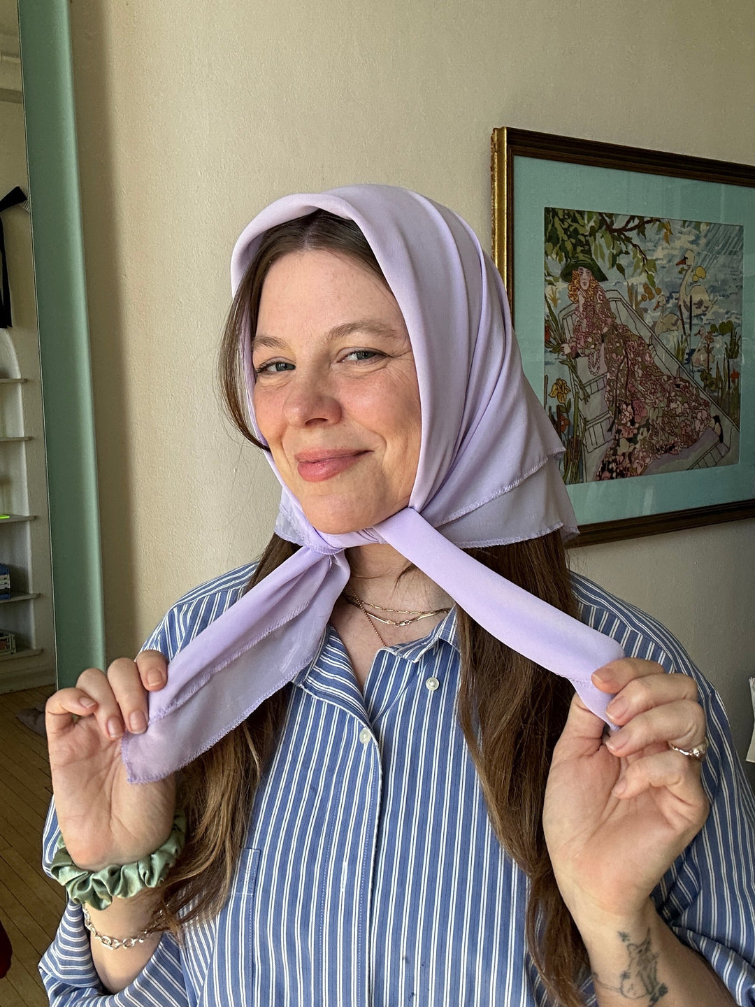Chiffon Square Headscarf