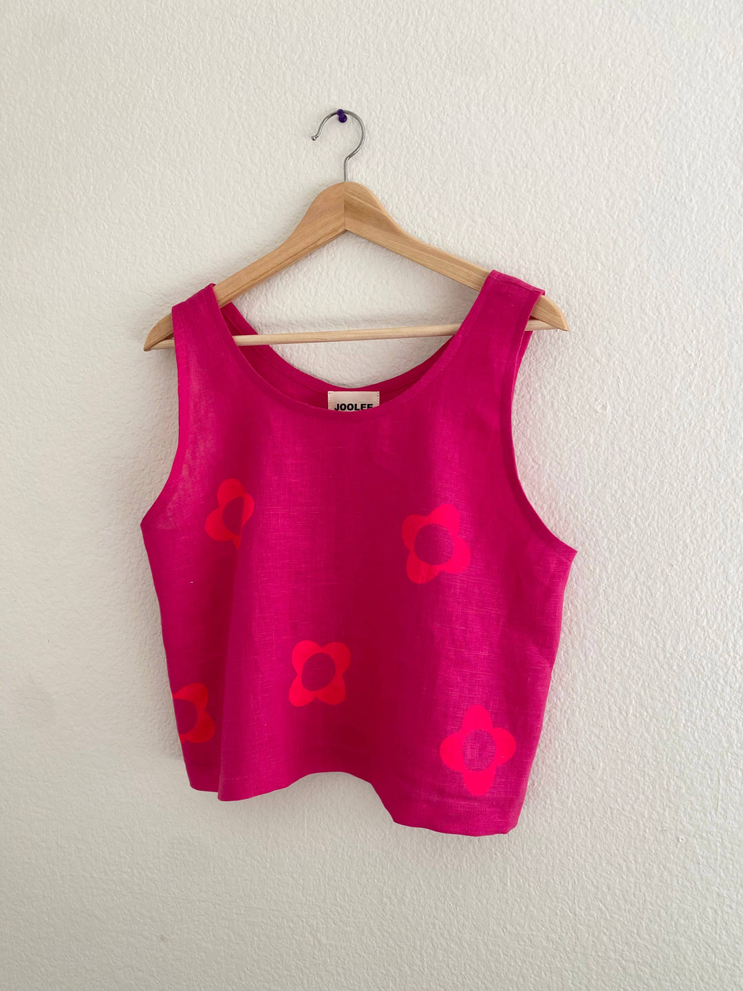 Rose Pink Linen Top