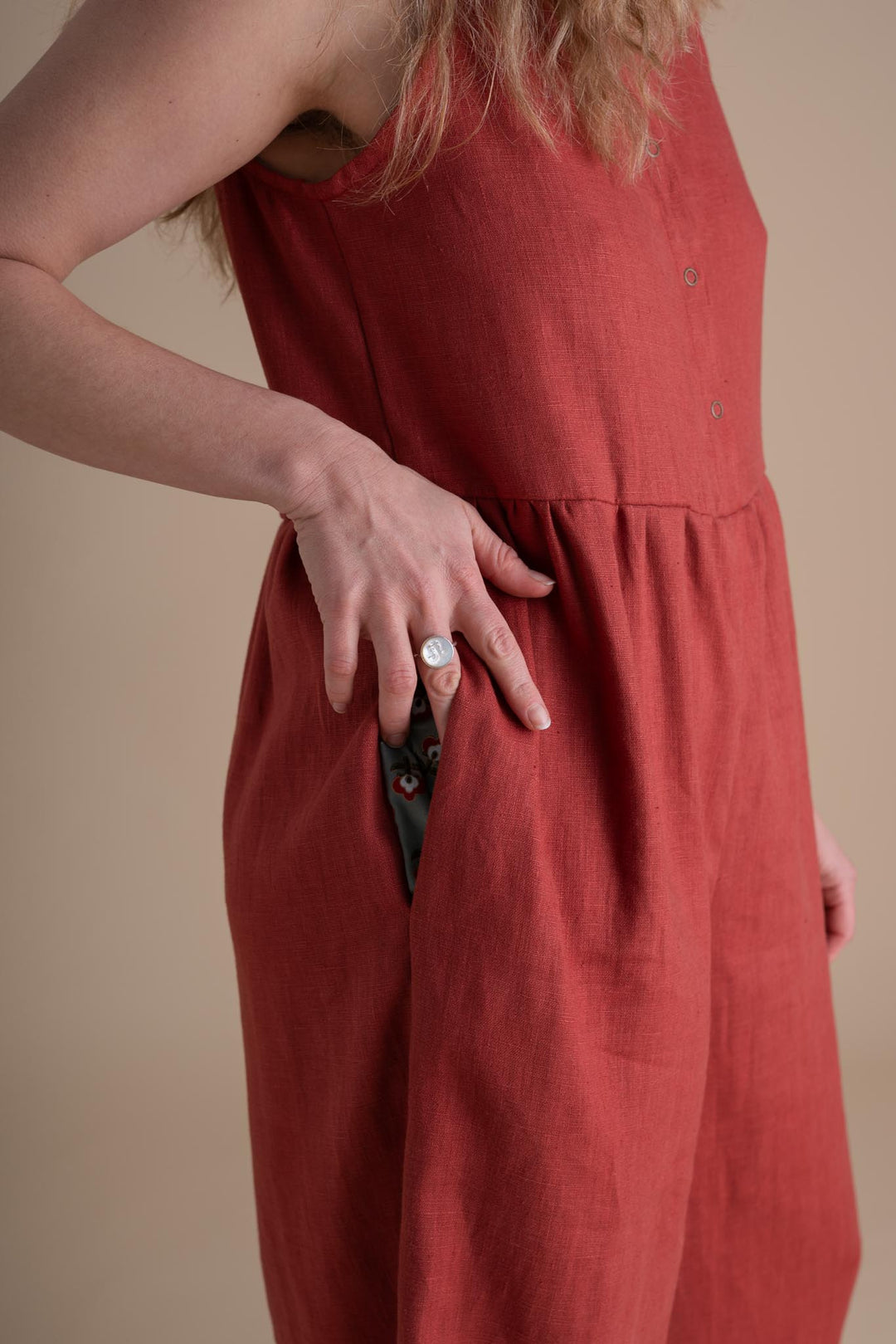 Backyard Jumpsuit (Updated) in Paprika