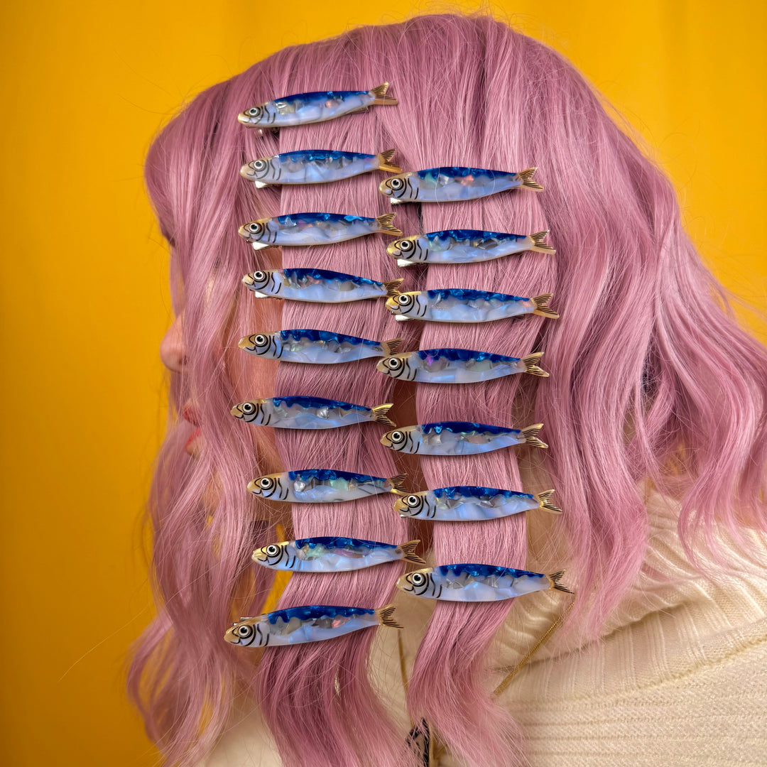 Sardine Barrette Set