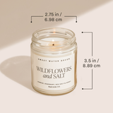 Cozy Season Soy Candle - Clear Jar - 9 oz