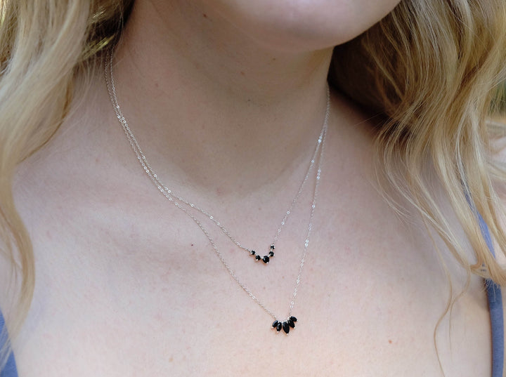 Artemis Necklace - Black Spinel