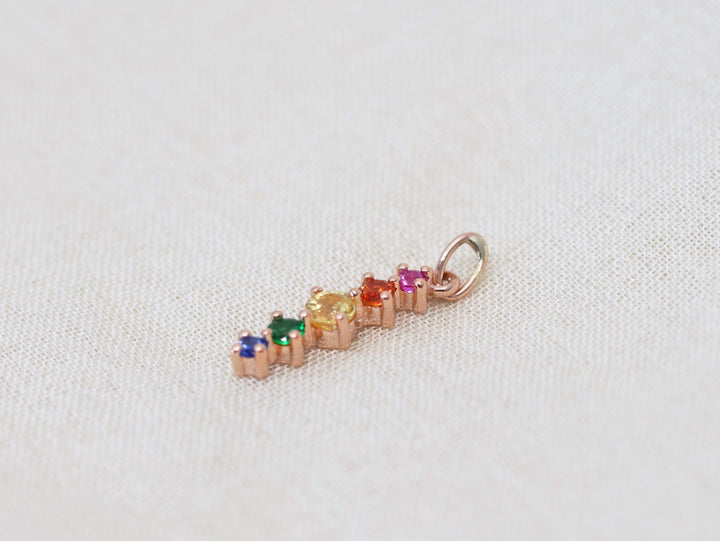 Artemis Pendant Necklace - Rainbow Sapphires