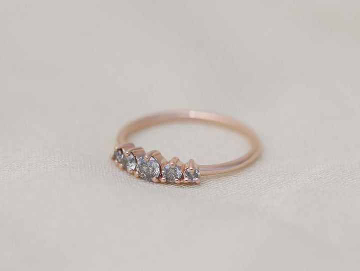 Artemis Ring - Salt and Pepper Diamonds