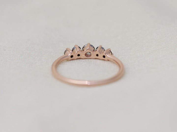 Artemis Ring - Salt and Pepper Diamonds