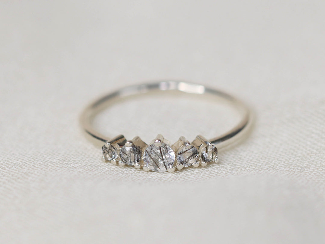 Artemis Ring - Tourmalinated Quartz