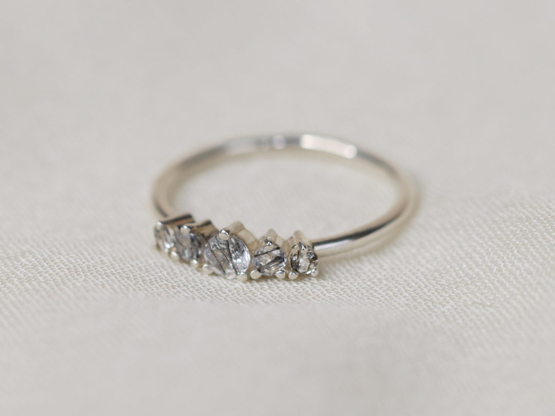 Artemis Ring - Tourmalinated Quartz