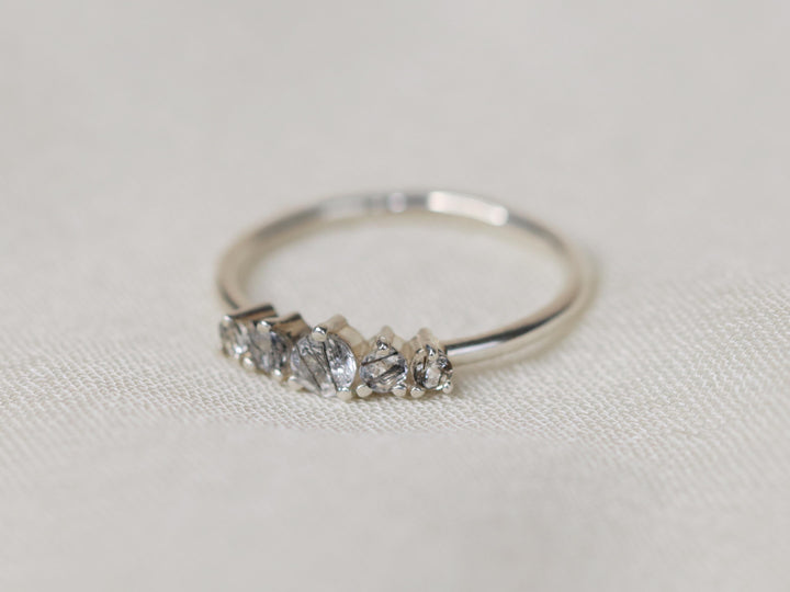 Artemis Ring - Tourmalinated Quartz