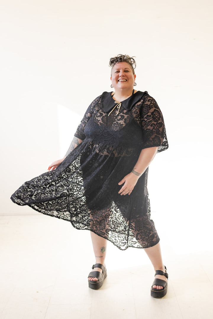 Elise Dress in Onyx