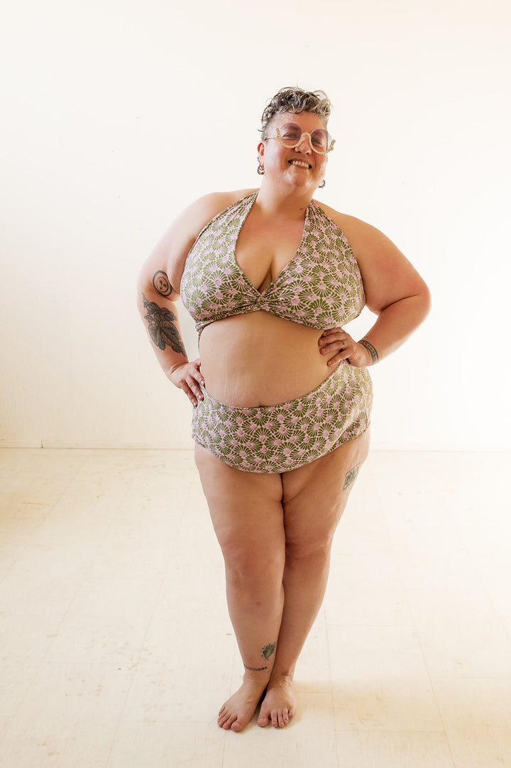 Selka Swimsuit in Batik Fan