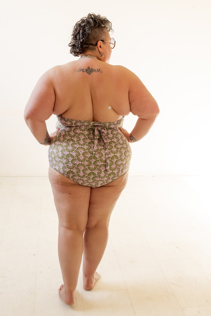 Selka Swimsuit in Batik Fan