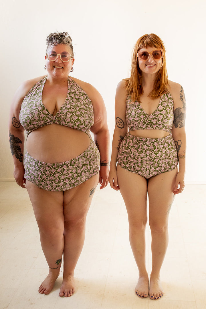 Selka Swimsuit in Batik Fan