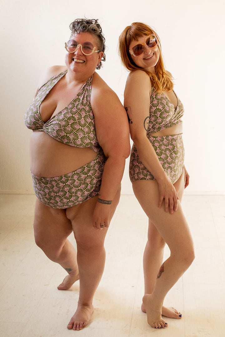 Selka Swimsuit in Batik Fan