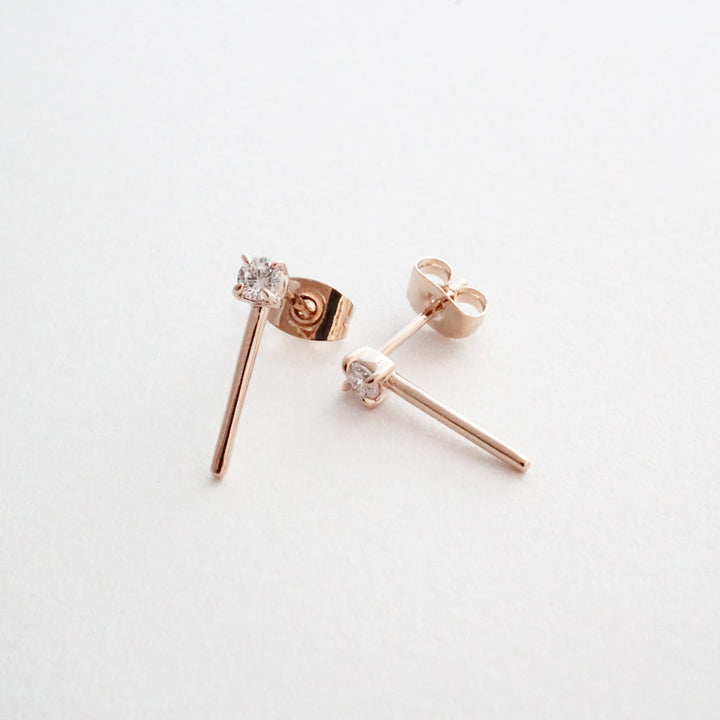Aspen Crystal Bar Studs