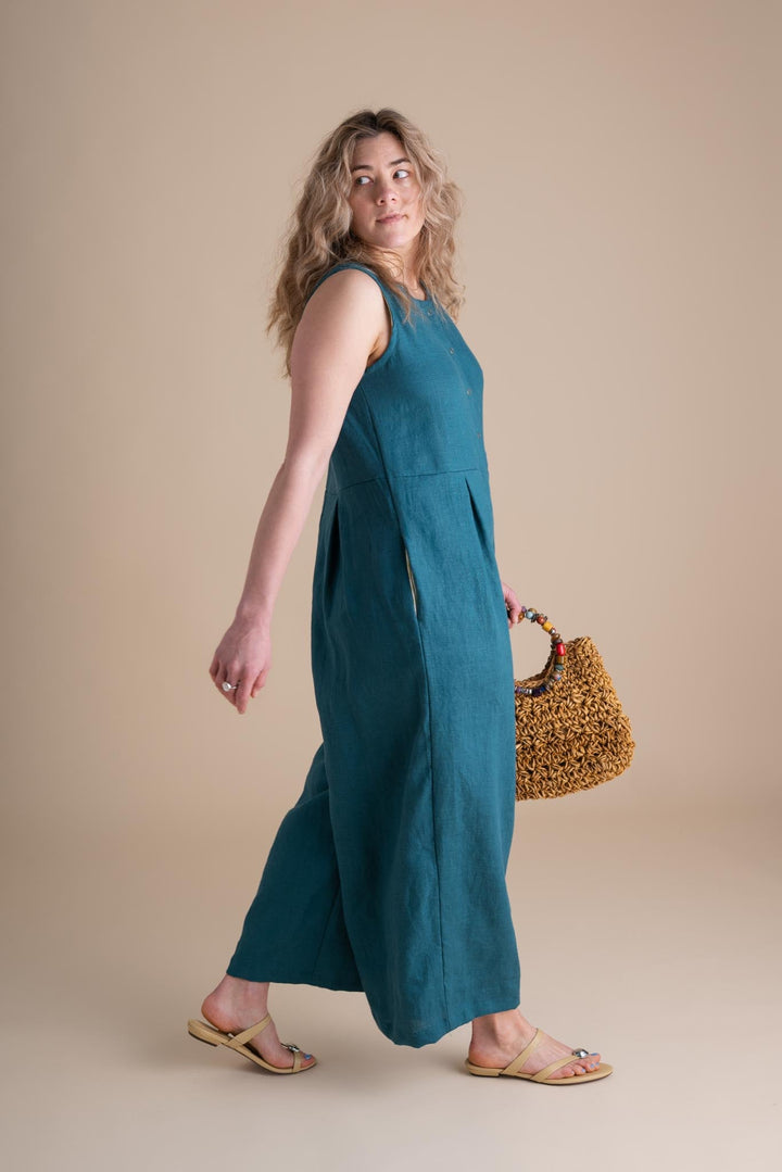 Terrace Jumpsuit (Updated) in Peacock