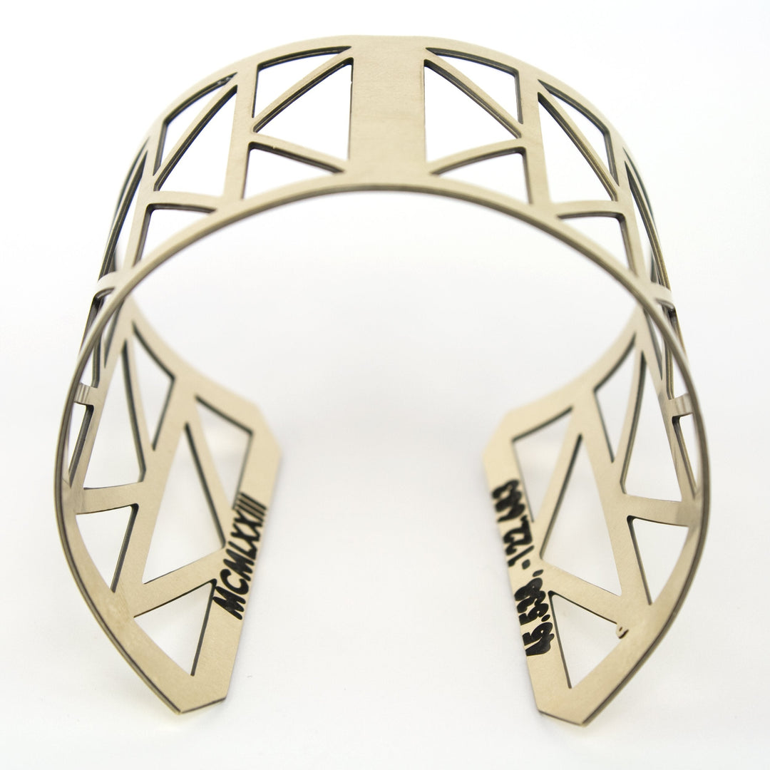 Fremont Bridge cuff bracelet