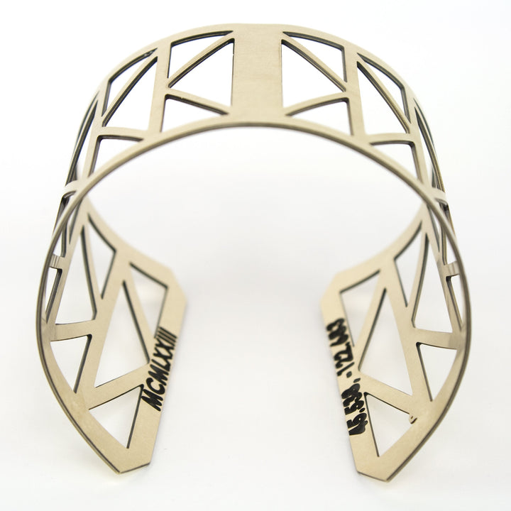 Fremont Bridge cuff bracelet