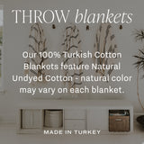 Henley Turkish Throw Blanket - Four Stripe