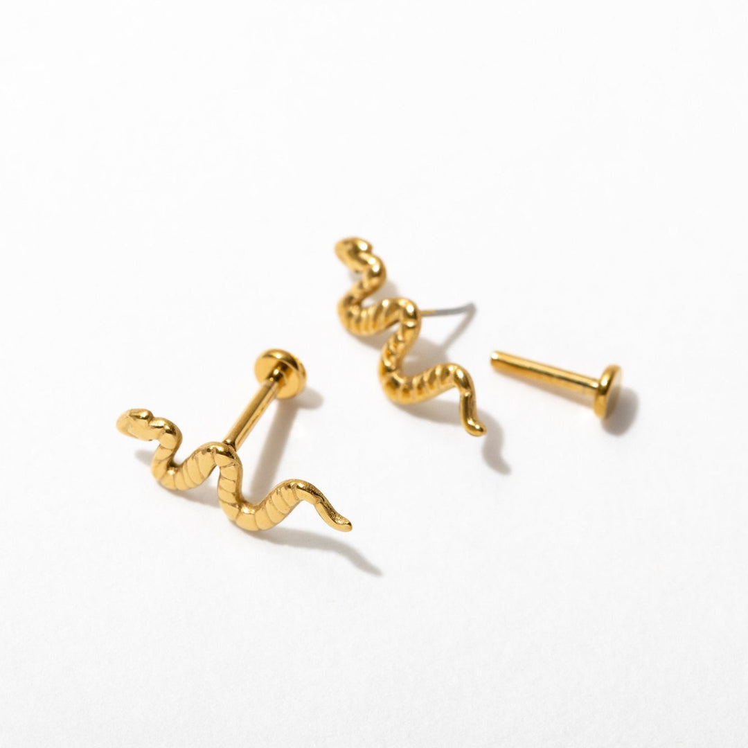 Snake Flat Back Studs