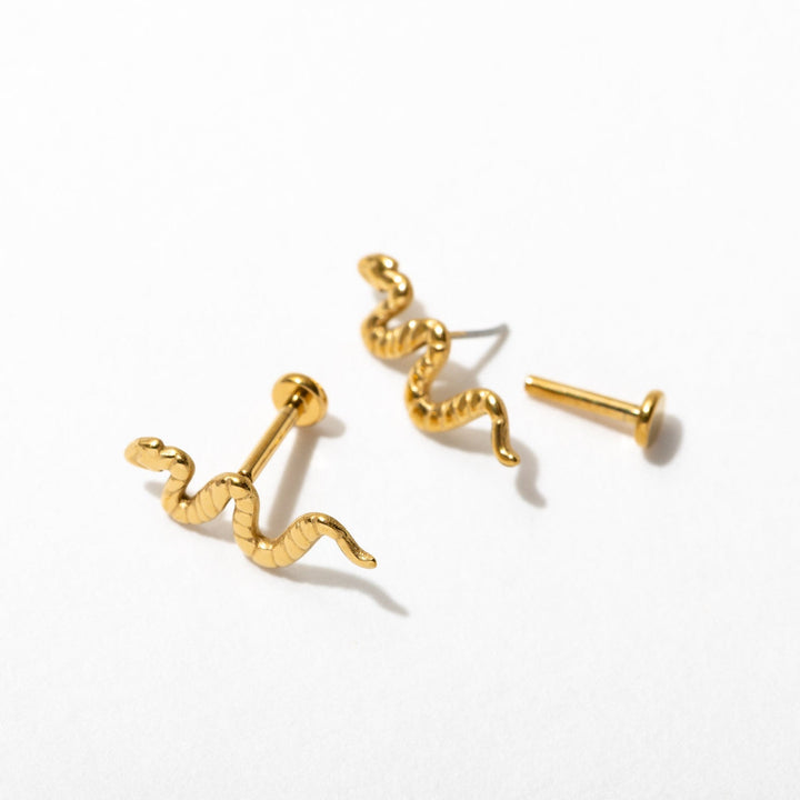 Snake Flat Back Studs