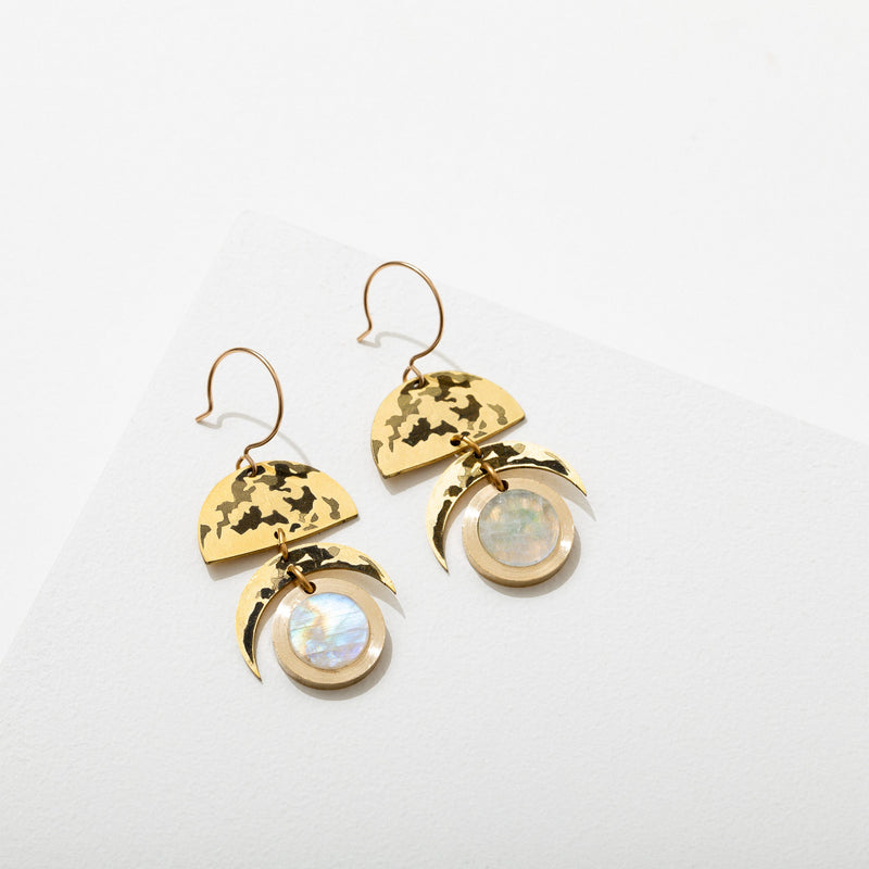 She'll Change - Moon Phases Earrings