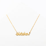 Shit Show Script Necklace