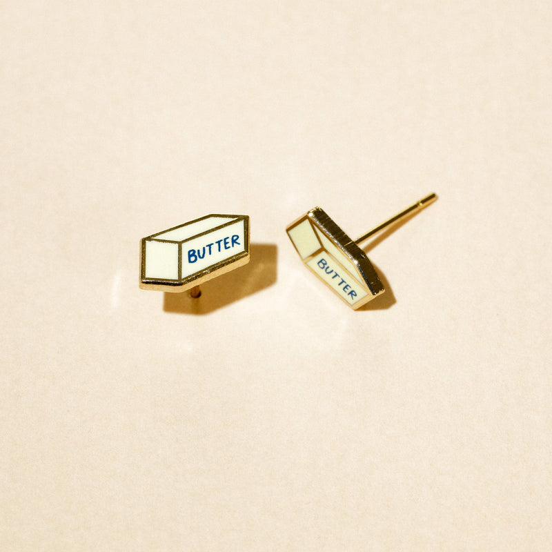 Butter Stud Earrings