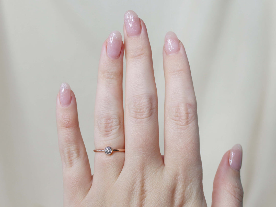 Bound Ring - Salt and Pepper Diamond