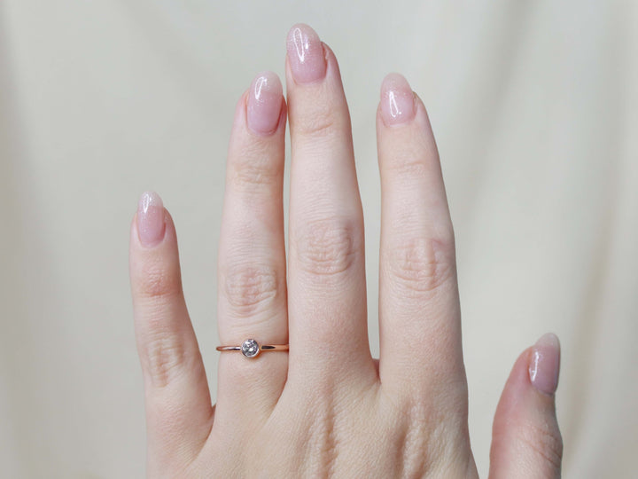 Bound Ring - Salt and Pepper Diamond