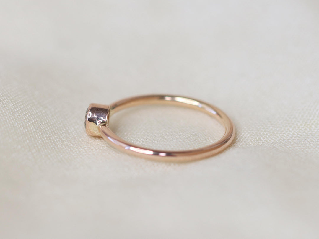 Bound Ring - Salt and Pepper Diamond