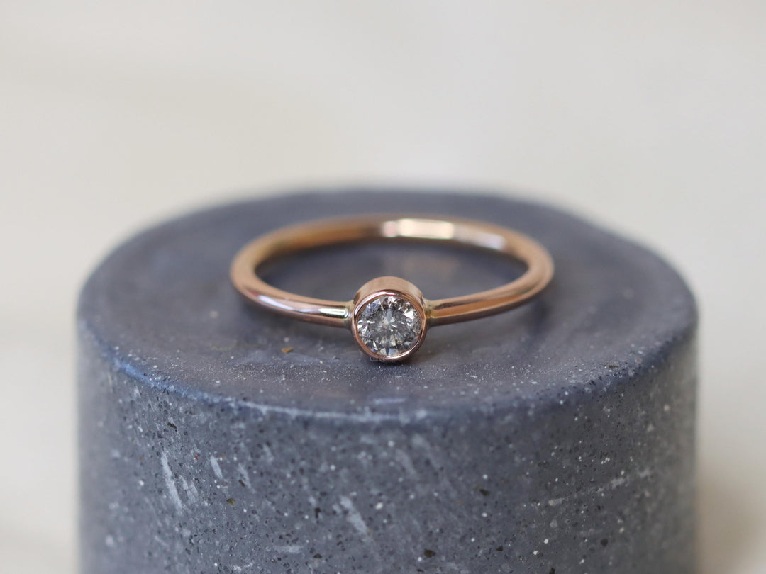Bound Ring - Salt and Pepper Diamond