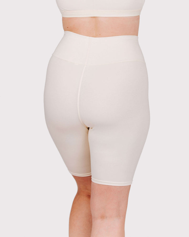 High Rise Bike Shorts Pine Nut