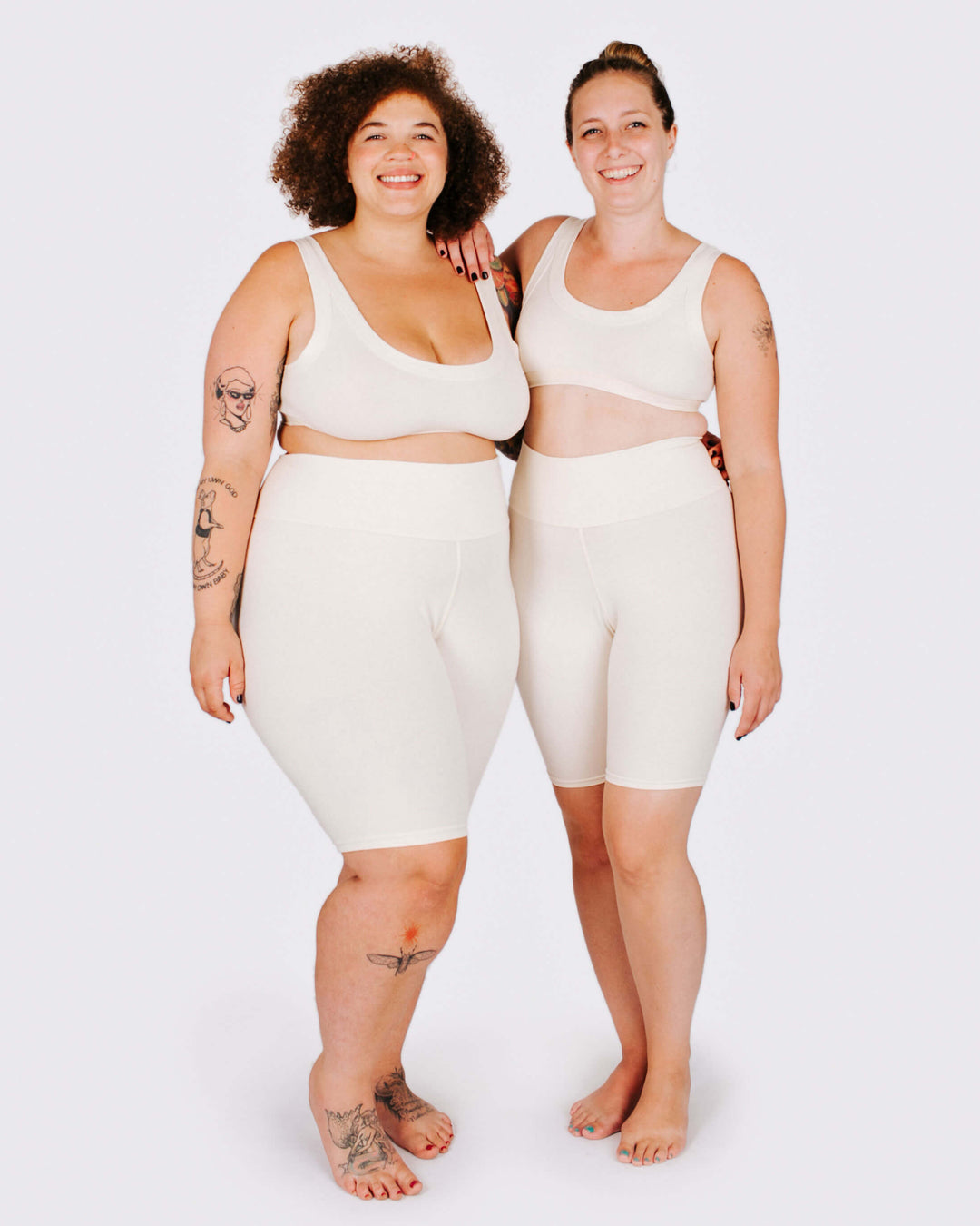 High Rise Bike Shorts Hazelnut