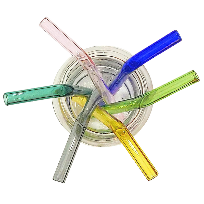 Borosilicate Glass Reusable Bendy Straws