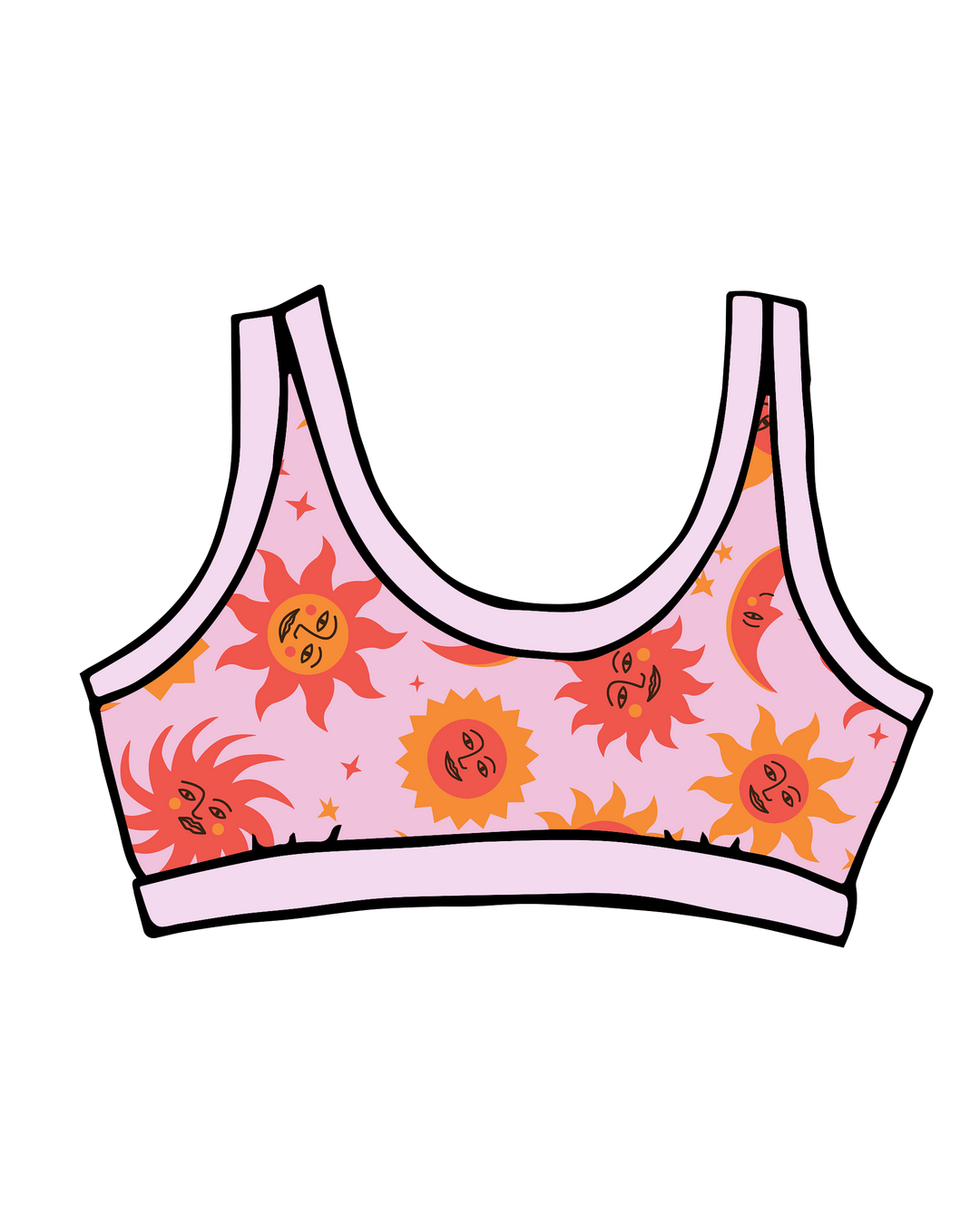 Bralette Luna y Sol