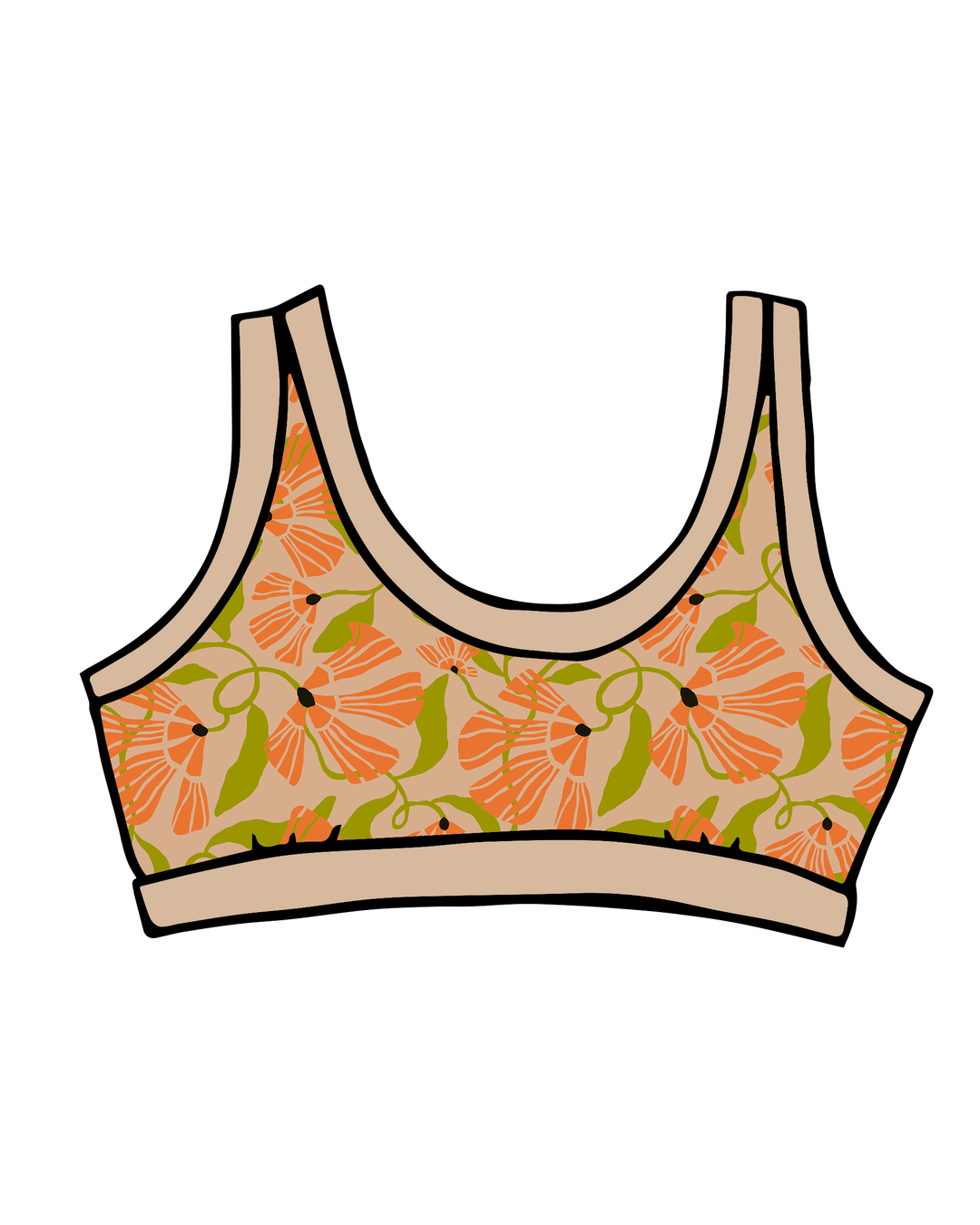 Bralette Secret Garden