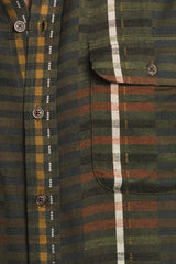 Marten Shirt / Olive Stripe