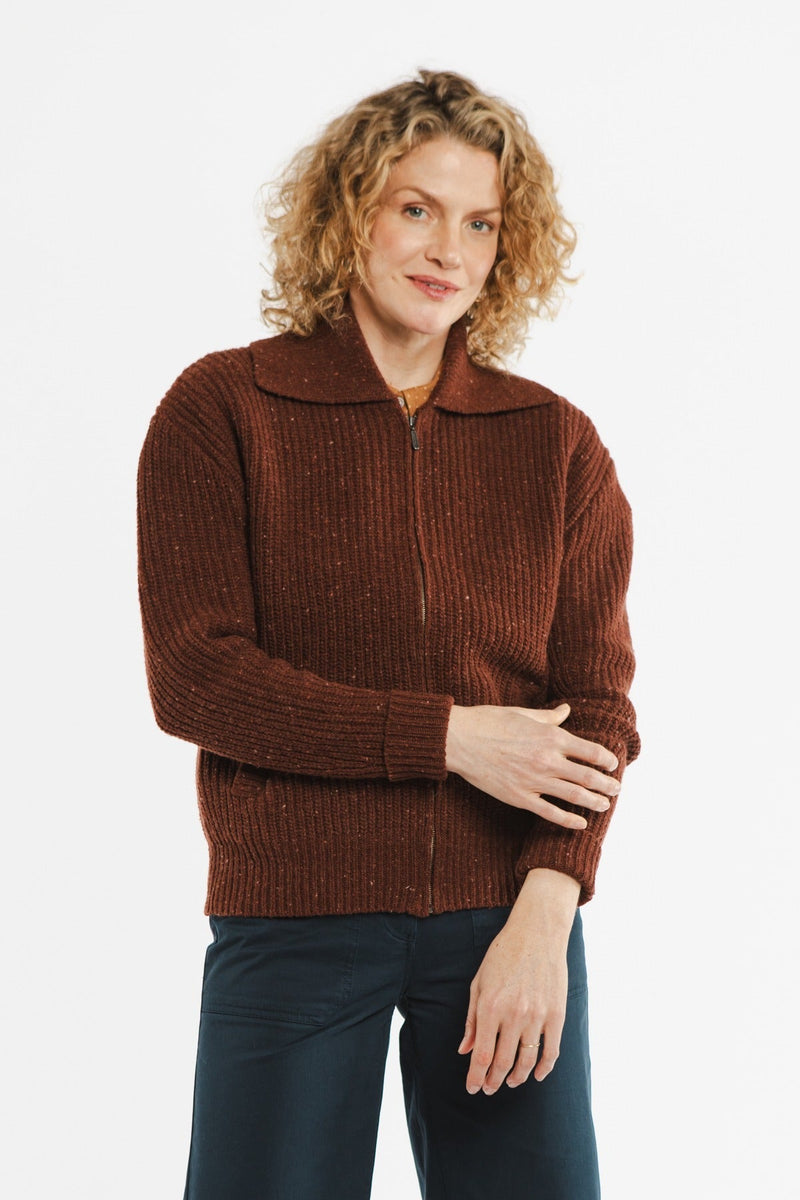 Irwin Cardigan / Burnt Umber